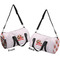 Chipmunk Couple Duffle bag large front and back sides