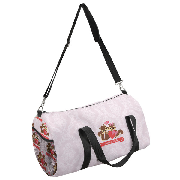 Custom Chipmunk Couple Duffel Bag (Personalized)