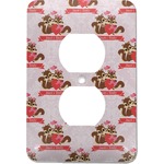 Chipmunk Couple Electric Outlet Plate (Personalized)