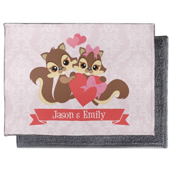 Chipmunk Couple Electronic Screen Wipe - Flat