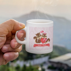 Chipmunk Couple Single Shot Espresso Cup - Single (Personalized)