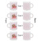 Chipmunk Couple Espresso Cup Set of 4 - Apvl