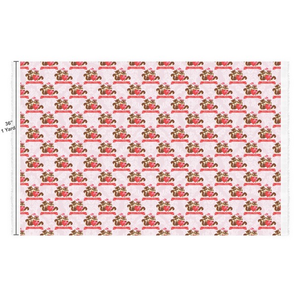 Chipmunk Couple Fabric Full Yard