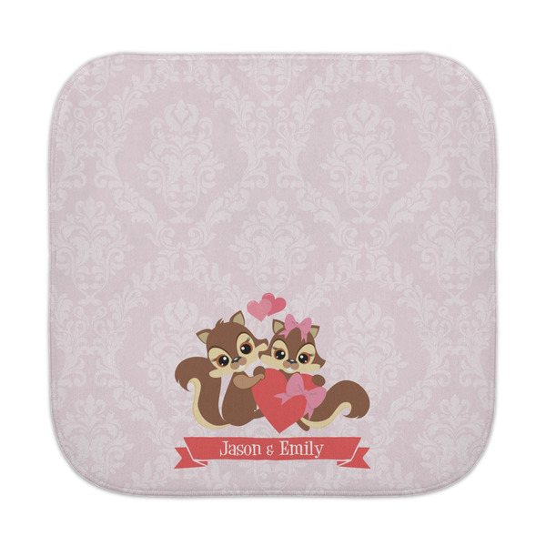 Custom Chipmunk Couple Face Towel (Personalized)