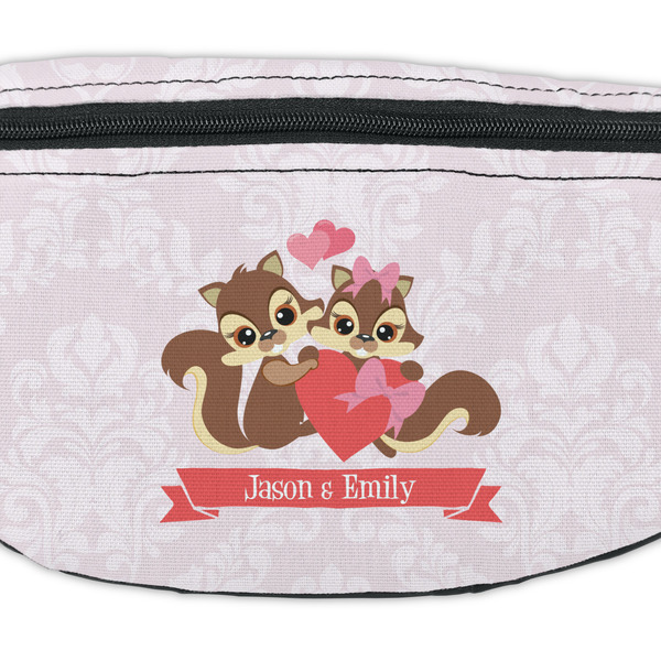 Chipmunk Couple Fanny Pack - Closeup