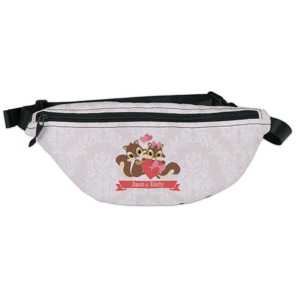 Custom Chipmunk Couple Fanny Pack - Classic Style (Personalized)