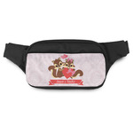 Chipmunk Couple Fanny Pack - Modern Style (Personalized)