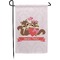 Chipmunk Couple Small Garden Flag - Double Sided w/ Couple's Names