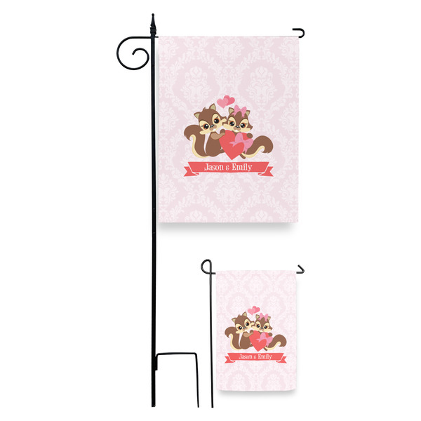 Chipmunk Couple Garden Flag - PARENT/MAIN