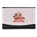 Chipmunk Couple Genuine Leather Women's Wallet - Small (Personalized)