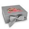 Chipmunk Couple Gift Boxes with Magnetic Lid - Silver - Front