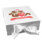 Chipmunk Couple Gift Boxes with Magnetic Lid - White - Front