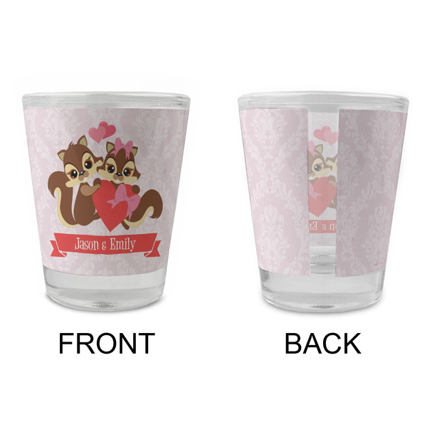 Chipmunk Couple Glass Shot Glass - Standard - APPROVAL