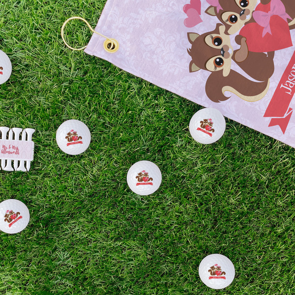 Chipmunk Couple Golf Balls - Generic - Set of 12 - LIFESTYLE