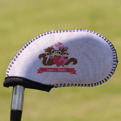 Chipmunk Couple Golf Club Iron Cover (Personalized)