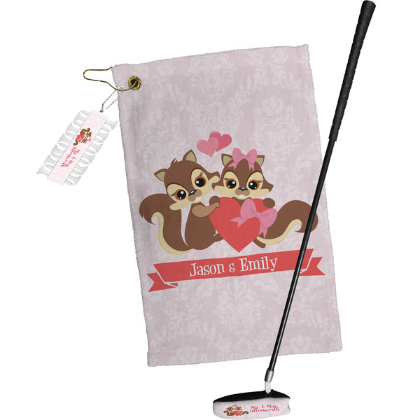 Racoon Couple Golf Gift Kit (Full Print)