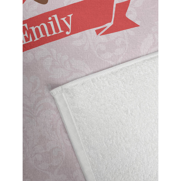 Chipmunk Couple Golf Towel - Detail