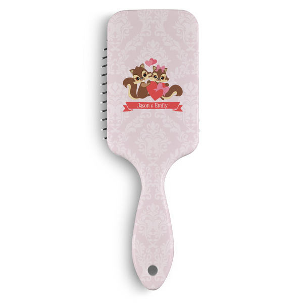 Custom Chipmunk Couple Hair Brushes (Personalized)