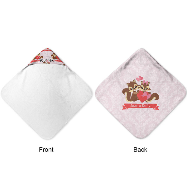Chipmunk Couple Hooded Baby Towel- Approval