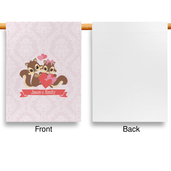 Chipmunk Couple House Flags - Single Sided - APPROVAL