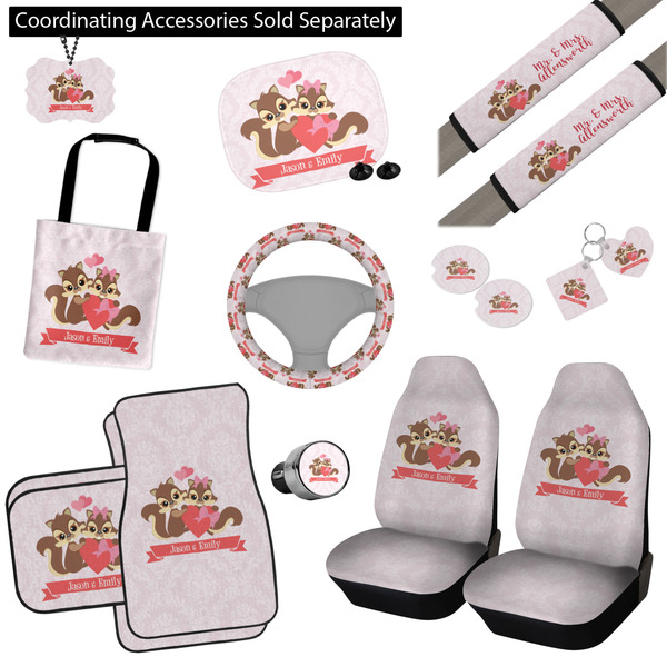 Chipmunk Couple Interior Car Accessories