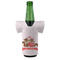 Chipmunk Couple Jersey Bottle Cooler - FRONT (on bottle)