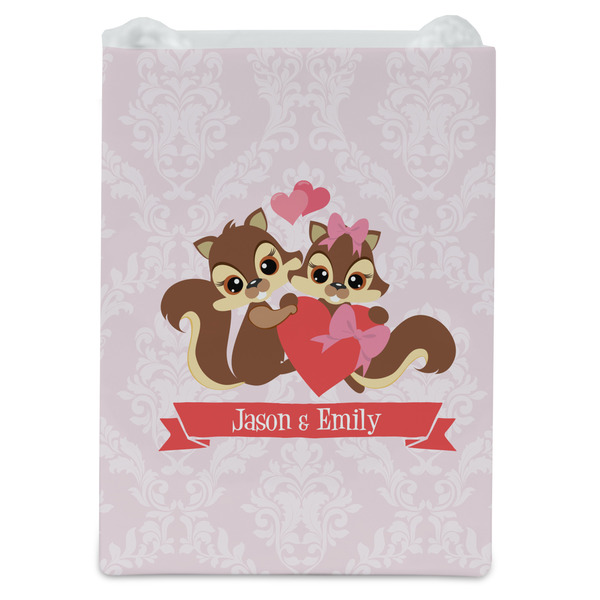 Chipmunk Couple Jewelry Gift Bag - Gloss - Front