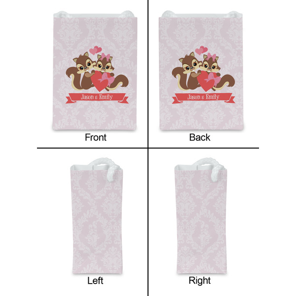 Chipmunk Couple Jewelry Gift Bag - Matte - Approval