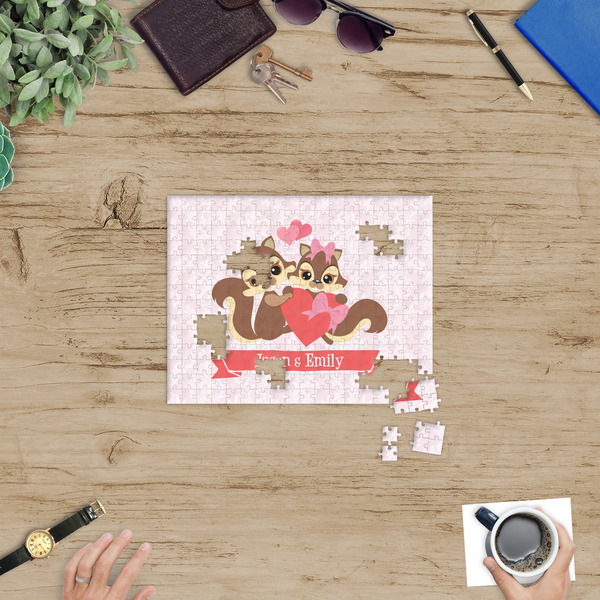 Chipmunk Couple Jigsaw Puzzle 252 Piece - In Context