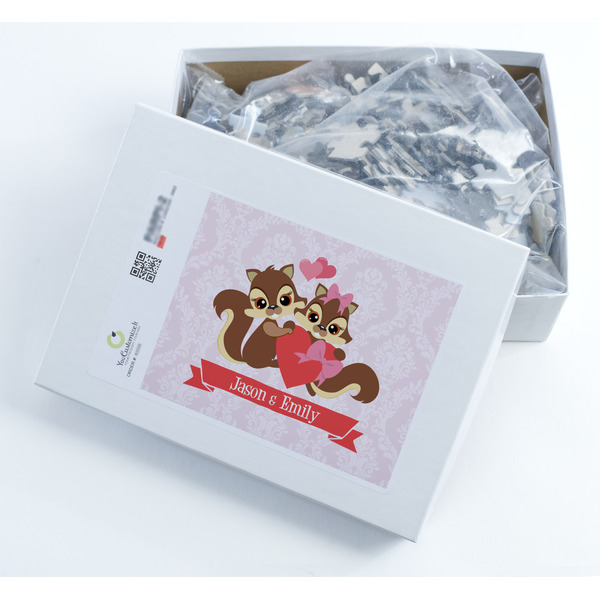 Chipmunk Couple Jigsaw Puzzle 500 Piece - Box