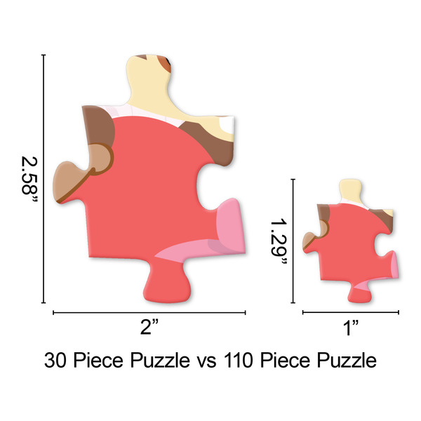 Chipmunk Couple Jigsaw Puzzle - Piece Comparison