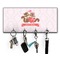 Chipmunk Couple Key Hanger w/ 4 Hooks & Keys