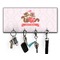 Chipmunk Couple Key Hanger w/ 4 Hooks w/ Couple's Names