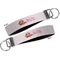Chipmunk Couple Key-chain - Metal and Nylon - Front and Back