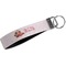 Chipmunk Couple Webbing Keychain FOB with Metal