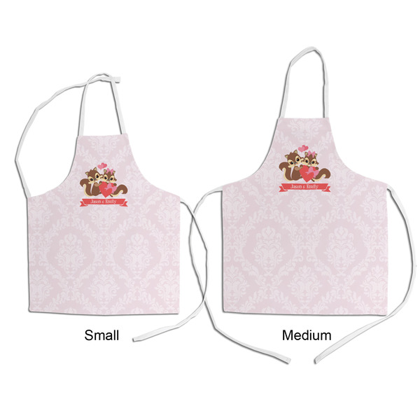 Chipmunk Couple Kid's Aprons - Comparison