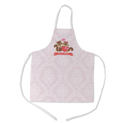 Chipmunk Couple Kid's Apron w/ Couple's Names