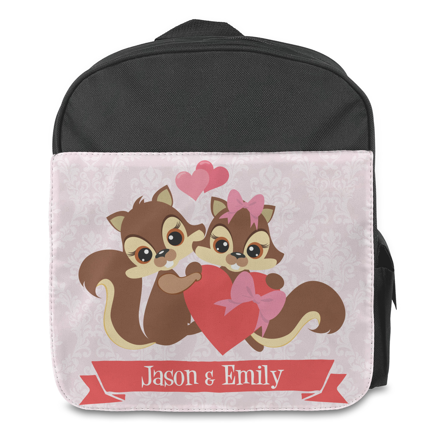 Chipmunk Couple Student Backpack Personalized
