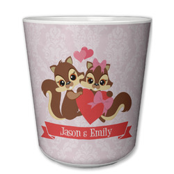 Chipmunk Couple Plastic Tumbler 6oz (Personalized)