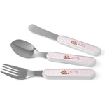 Chipmunk Couple Kid's Flatware (Personalized)