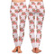 Chipmunk Couple Ladies Leggings - Front and Back