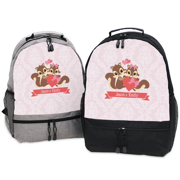 Chipmunk Couple Large Backpacks - Both