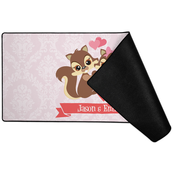 Chipmunk Couple Large Gaming Mats - FRONT W/ FOLD