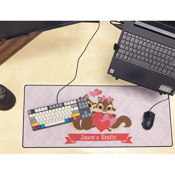 Chipmunk Couple Large Gaming Mats - LIFESTYLE