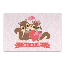 Chipmunk Couple Large Rectangle Car Magnet (Personalized)