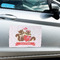 Chipmunk Couple Large Rectangle Car Magnets- In Context
