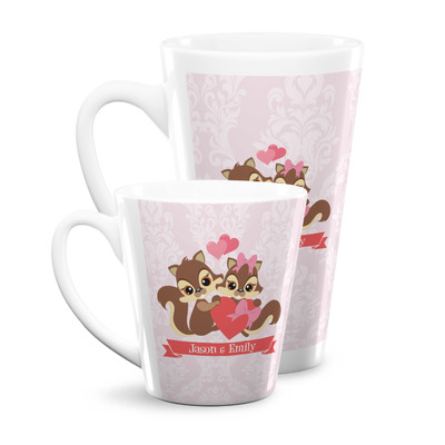 Chipmunk Couple Latte Mug (Personalized)