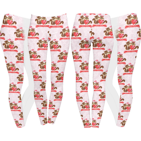 Chipmunk Couple Leggings Turn Around - Apvl