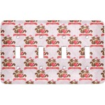 Chipmunk Couple Light Switch Cover (4 Toggle Plate) (Personalized)