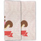 Chipmunk Couple Linen Placemat - Folded Half (double sided)